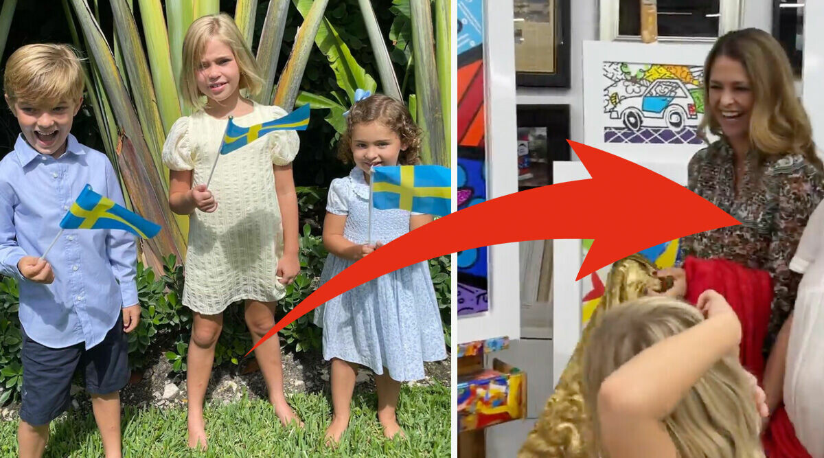 Leonore, Nicolas och Adriennes makalösa present – från Madeleines goda vän!