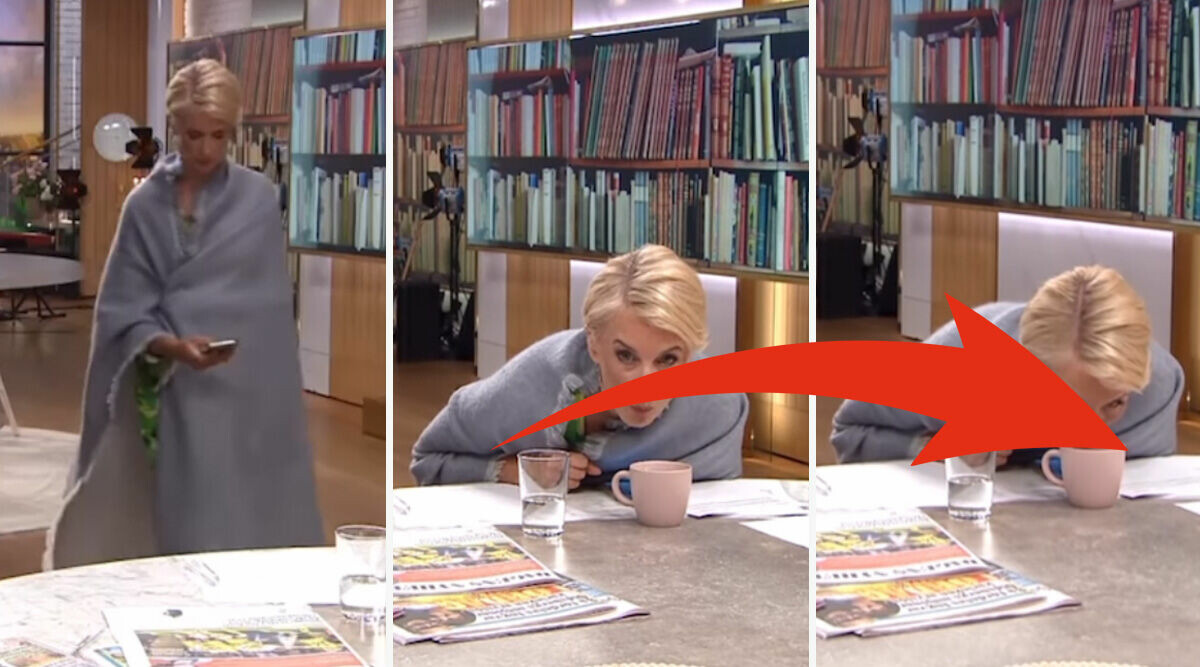 Dråpliga händelsen i Nyhetsmorgon – Jenny Strömstedts oväntade beteende under pausen