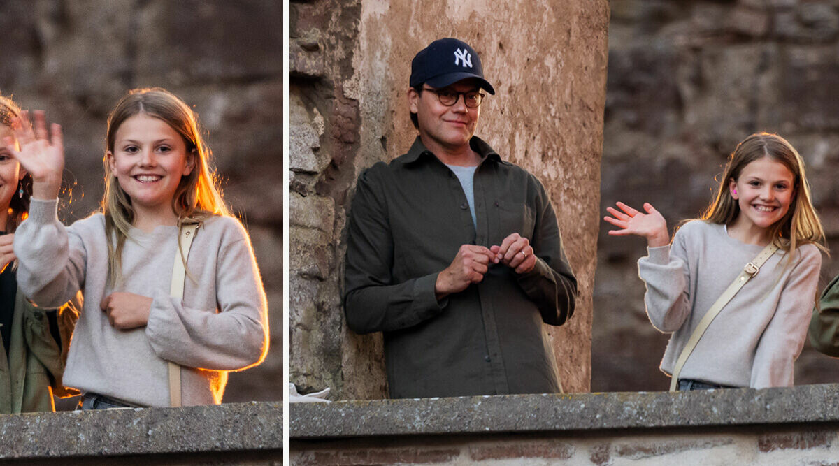 Just nu! Estelle och Daniels mysiga sommarkväll – utan mamma Victoria