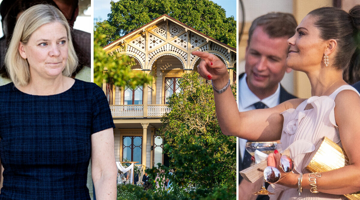 Unika bilder på statsministerns nya miljonvilla – festbilderna på Victoria och Daniel