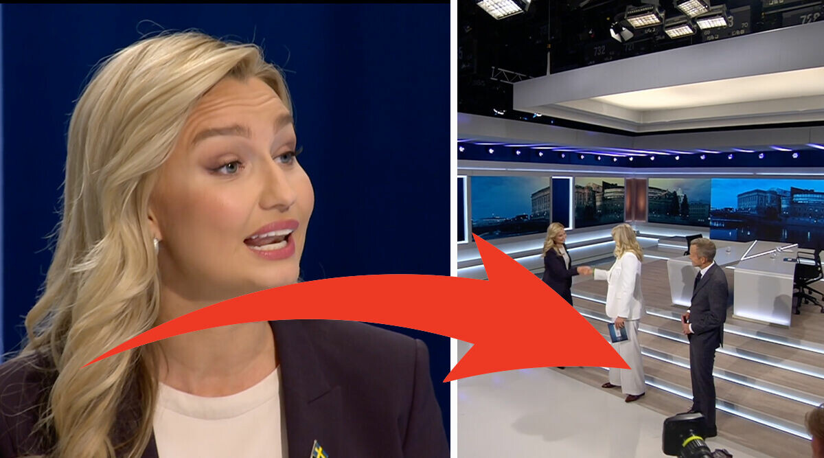 Ebba Buschs frostiga relation till SVT-profilen – detaljen i sändningen avslöjar