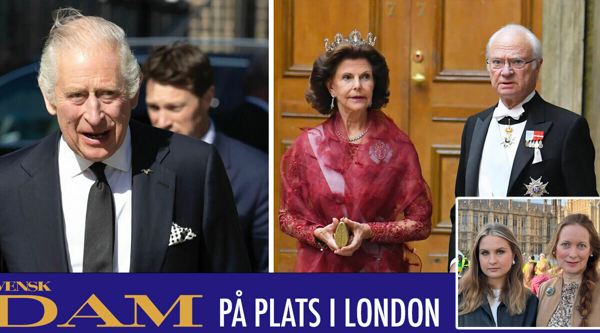 Hovet bekräftar: Kungen och Silvia på plats i London – ska träffa Charles