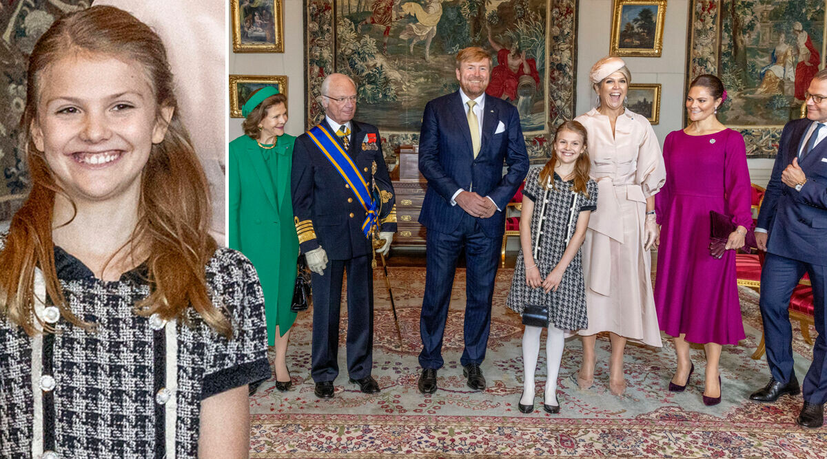 Vilken skräll – här dyker Estelle plötsligt upp på slottet!