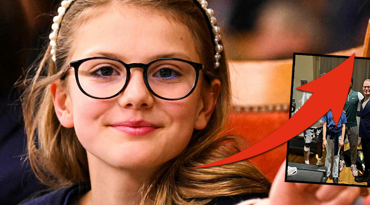 Nya bilden på prinsessan Estelle – fick gå backstage!