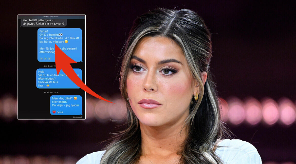 Kändismannen avslöjar Bianca Ingrosso – privata sms:en ute: "Säg inte till nån"