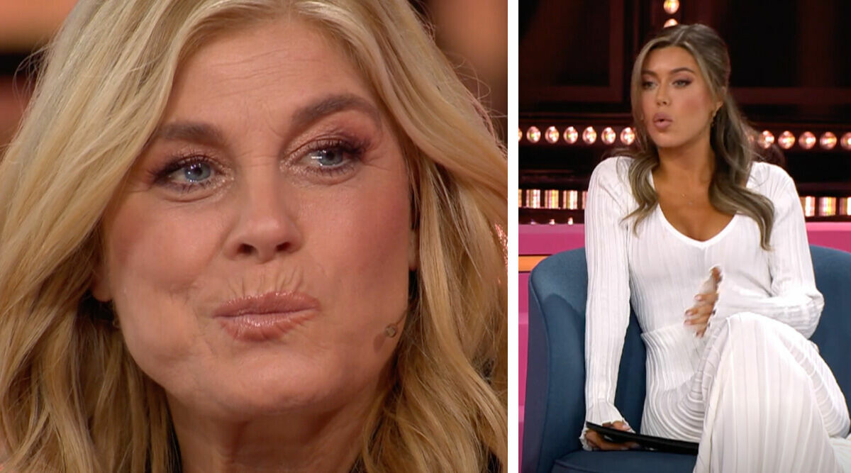 Pernilla Wahlgren brister ut i gråt i tv – efter bråket med Bianca
