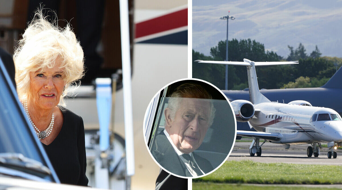 Kung Charles oro – Camilla i otäckt flygdrama: "Hör en smäll"