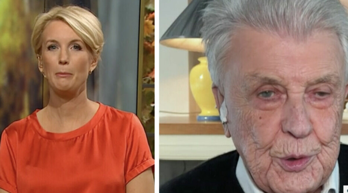 Jenny Strömstedt får dödsbeskedet i direktsändning – minns sista stunden med Sven-Bertil Taube