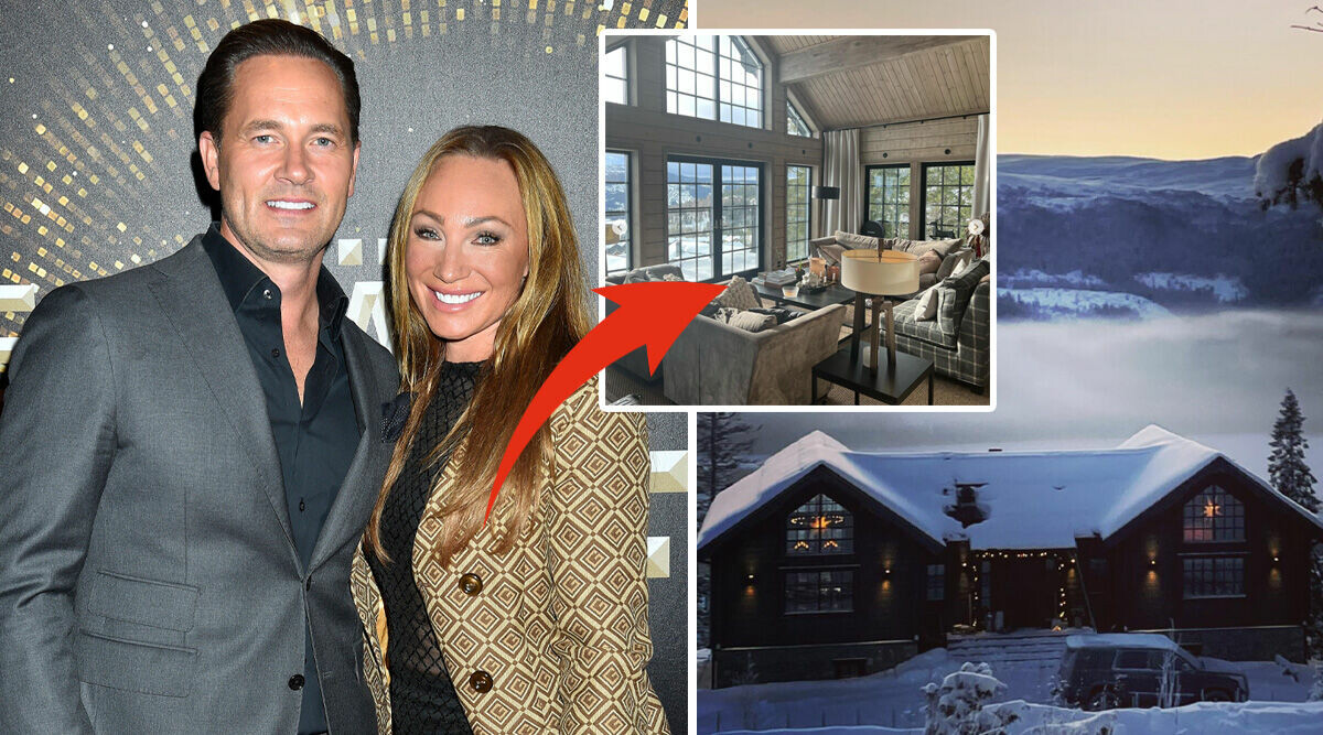 Charlotte Perrelli och Anders Jensens weekend i Åre – se bilderna inifrån fjällvillan!
