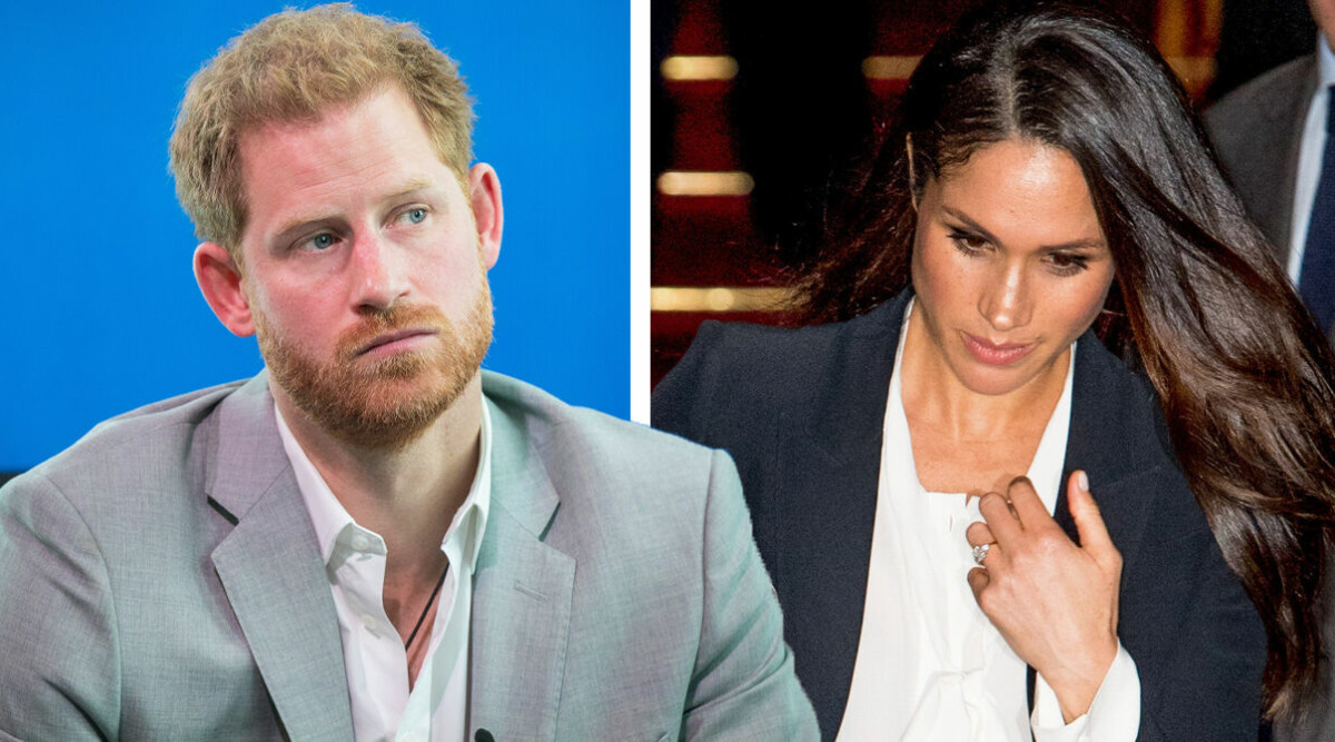 Harrys stora sorg – Meghan syns utan förlovningsringen