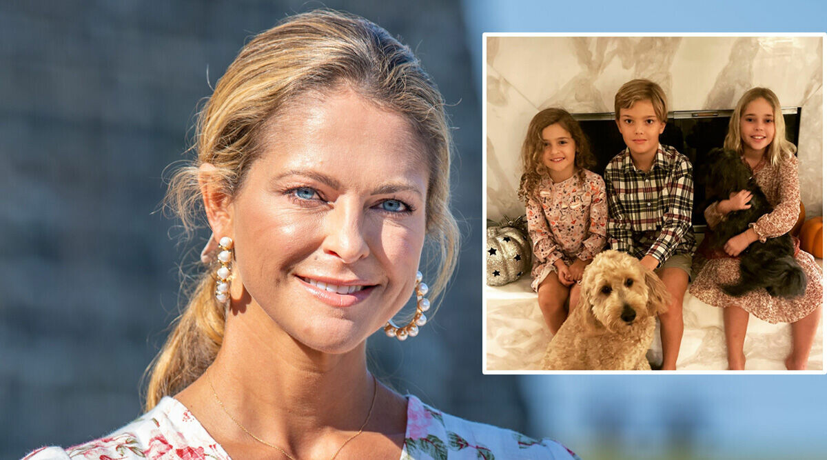 Helghälsning från Florida! Madeleines nya bild på barnen hyllas: "Tacksam"