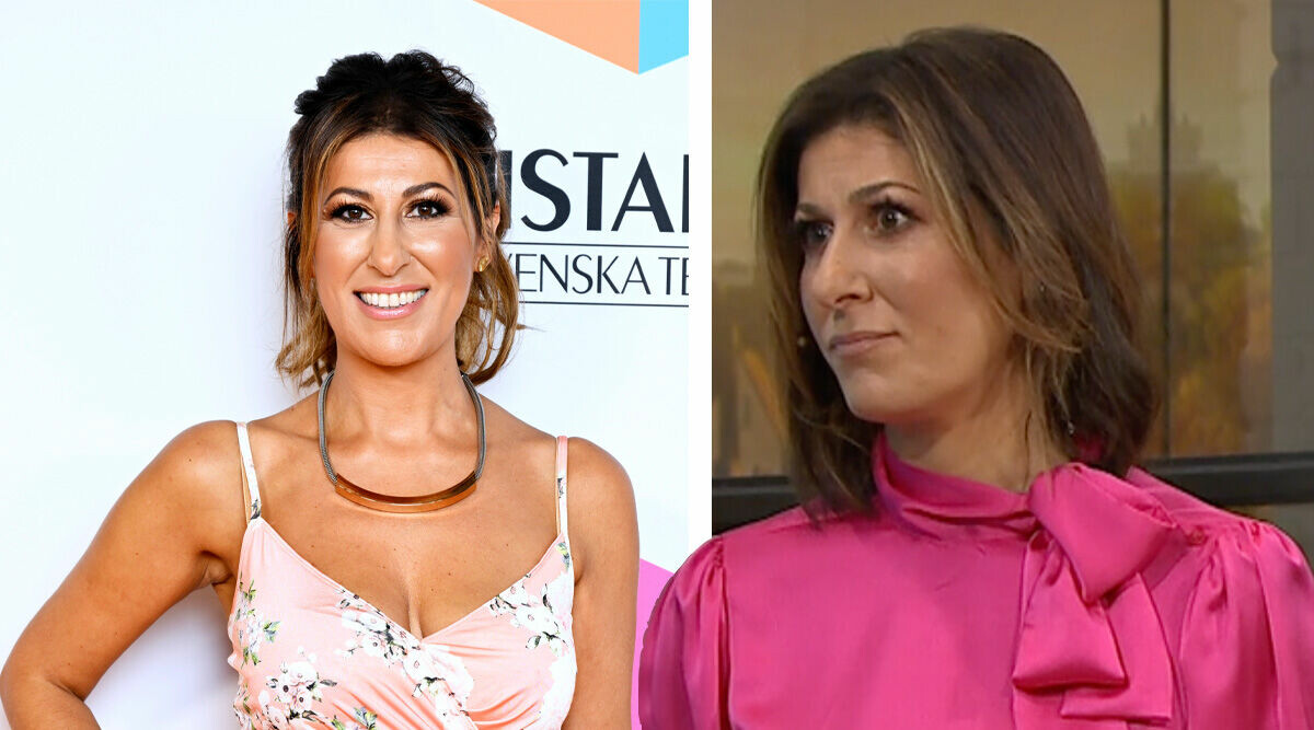 Chocken! Här dyker Rania Shemoun Olssons familj plötsligt upp i Nyhetsmorgon