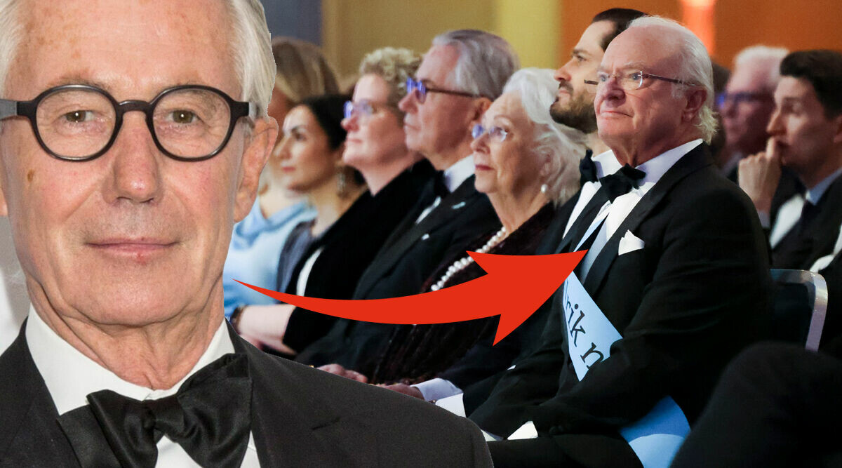 Prinsessan Christinas man Tord Magnuson om kungen – på samma middag i går kväll