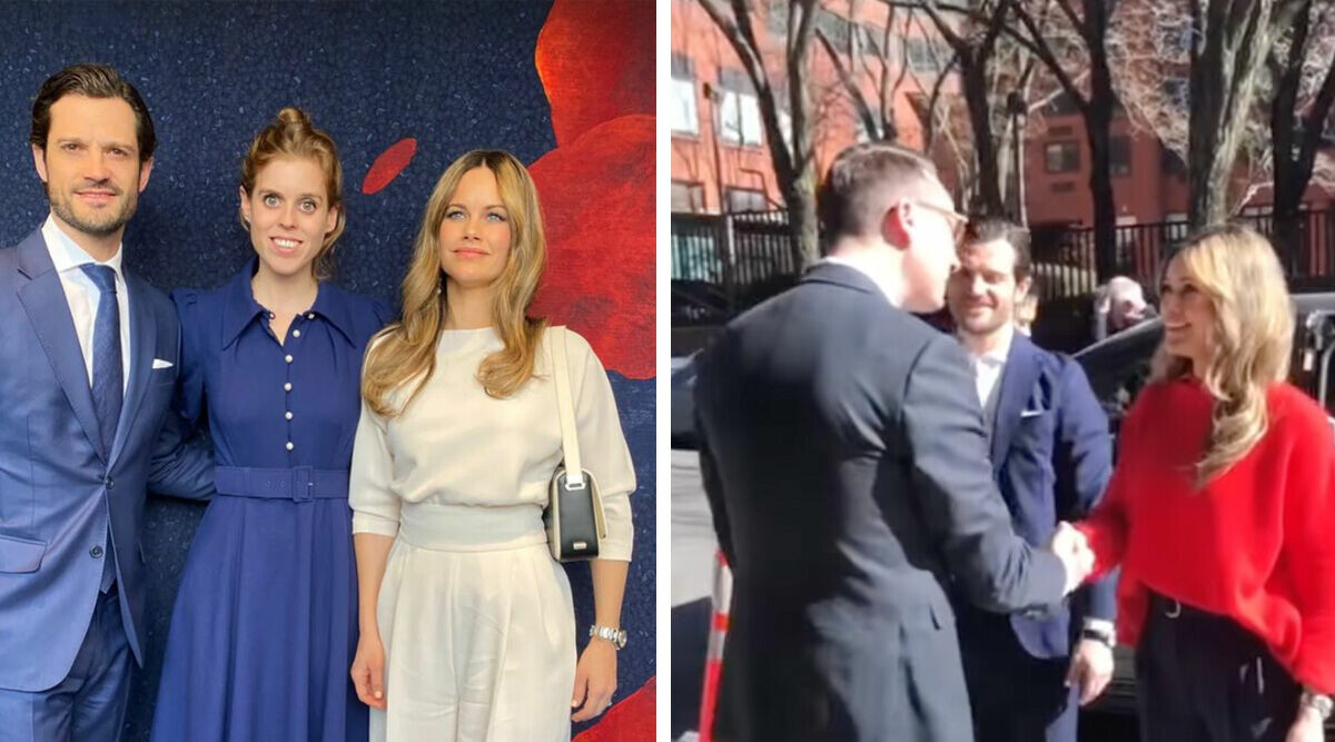 Se nya bilderna: Sofia och Carl Philip är tillbaka i New York – oväntade prinsessmötet i vimlet!