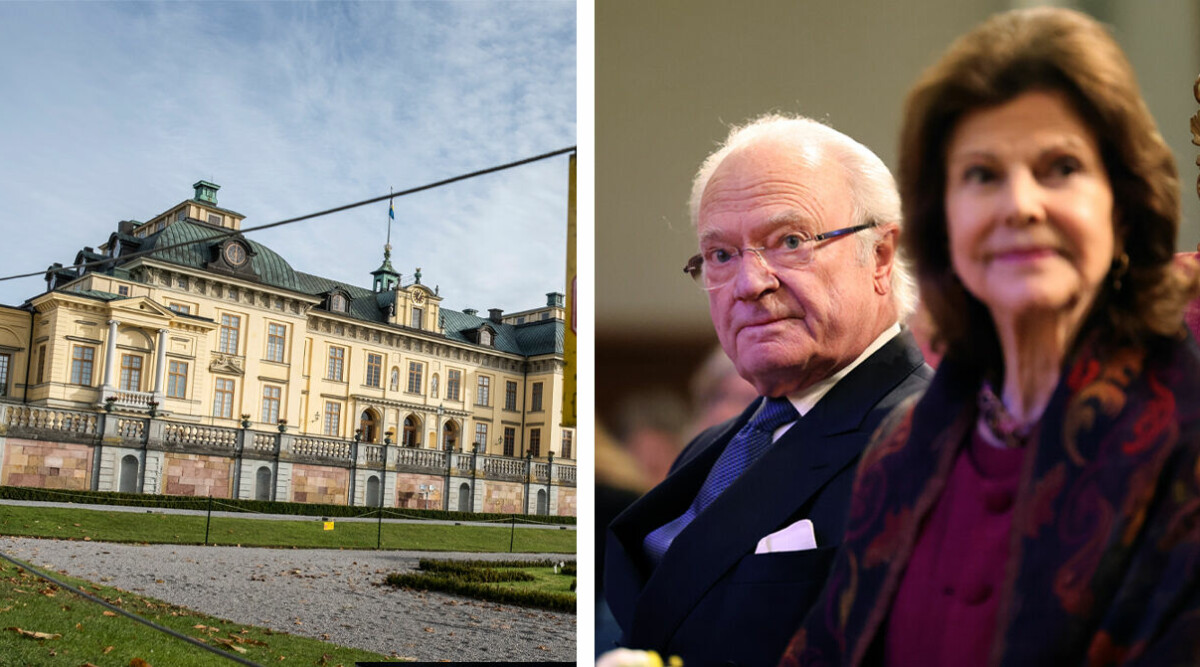 Stor polisjakt vid Drottningholms slott