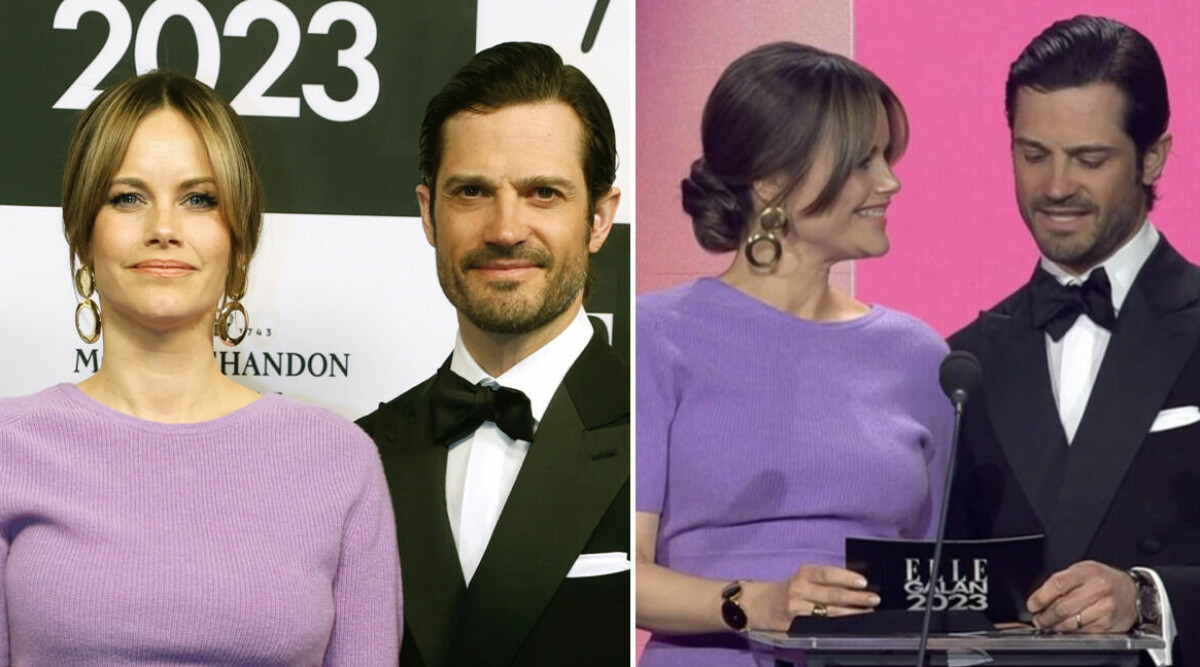 Carl Philip och Sofia på ELLE-galan: Kärleksgesten på scen - framför alla