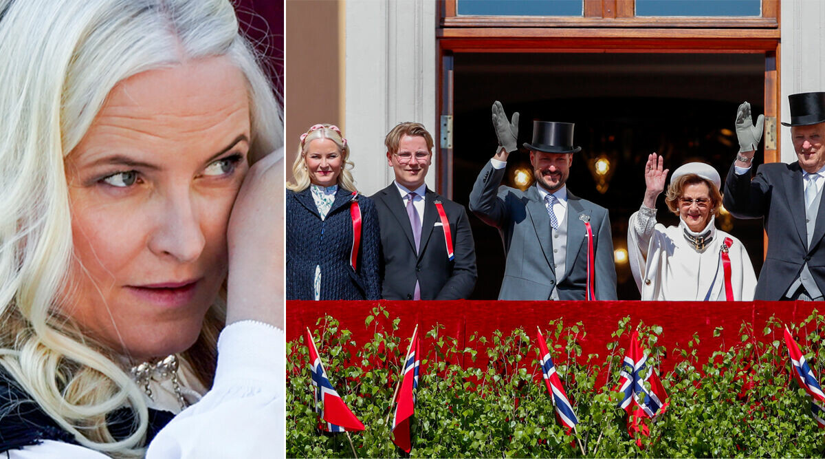 Mette-Marit i tårar – känslorna tar över mitt under nationaldagsfirandet