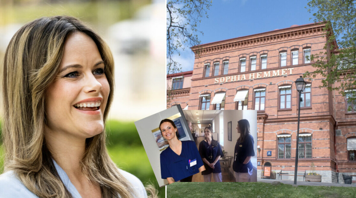 Se nya bilden! Prinsessan Sofia och kollegorna - jobbar i vården nu