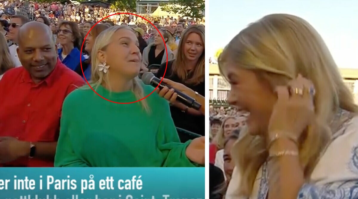 Chocken efter Carina Bergfeldts beteende i Allsång på Skansen – förstår ingenting