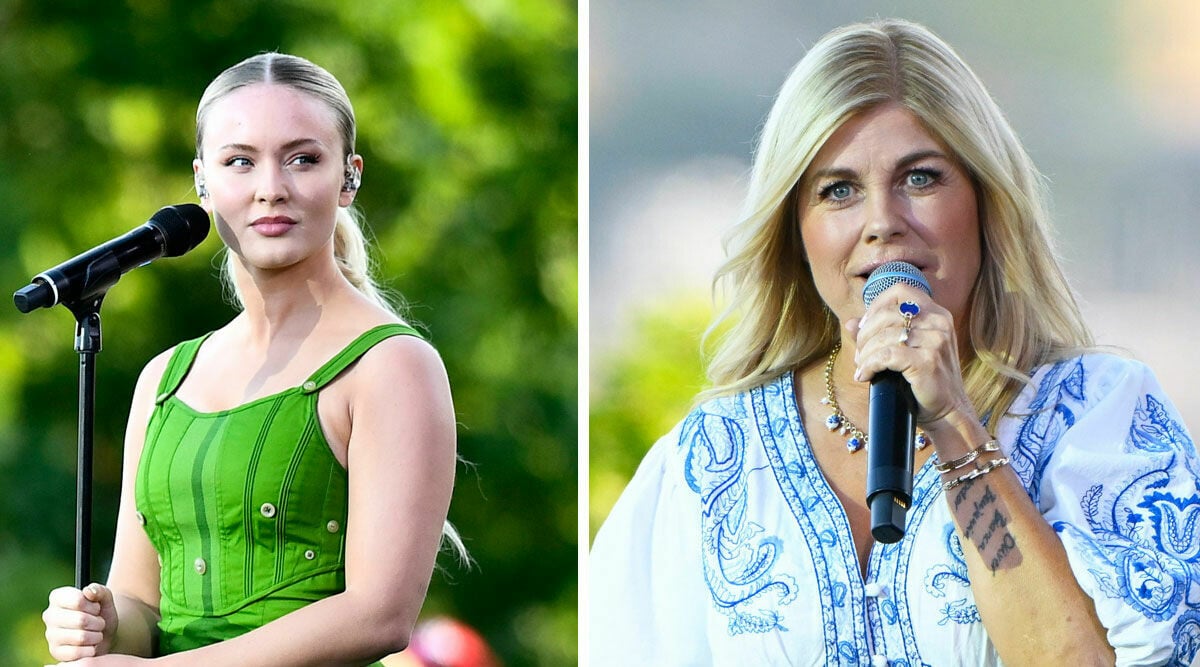 Pernilla Wahlgrens och Zara Larssons hemliga konflikt under Allsång på Skansen: "Hatar..."