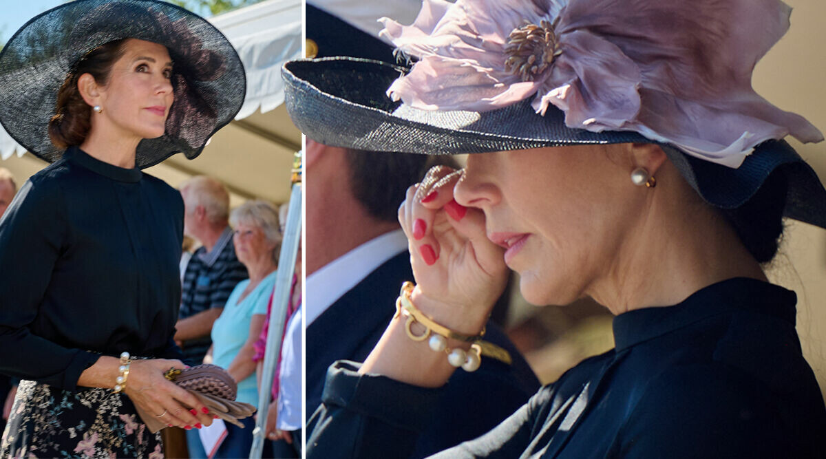 Nya bilderna visar: Kronprinsessan Mary i tårar