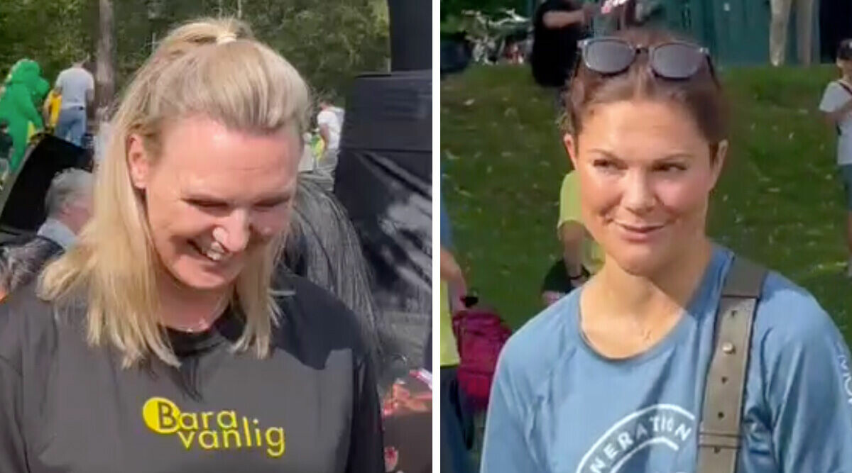 Victoria och Sanna Nielsen fångas på film utanför Haga – därför umgås de