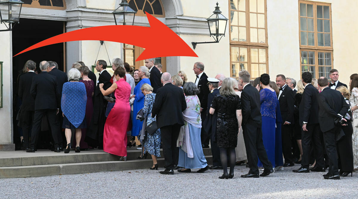 Nu avslöjas det – kändismannen försökte smyga in på kungens exklusiva festkväll