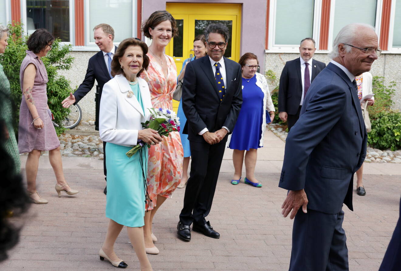 Drottning Silvia, Anna Kinberg Batra, David Batra och Kung Carl XVI Gustaf