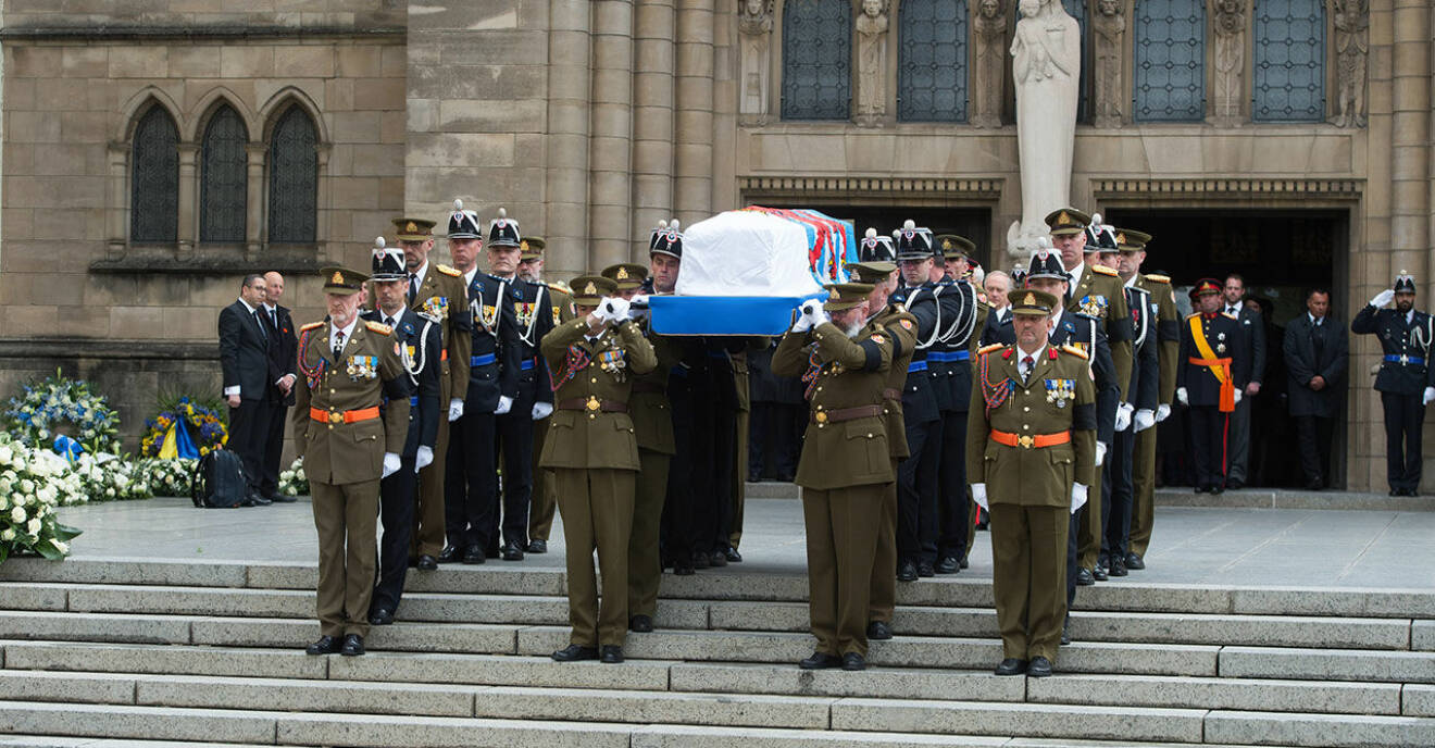 Jeans begravning i Luxemburg