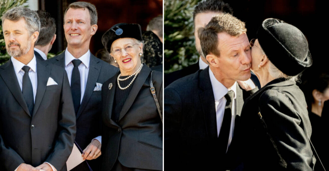 Drottning Margrethe, prins Joachim, kronprins Frederik