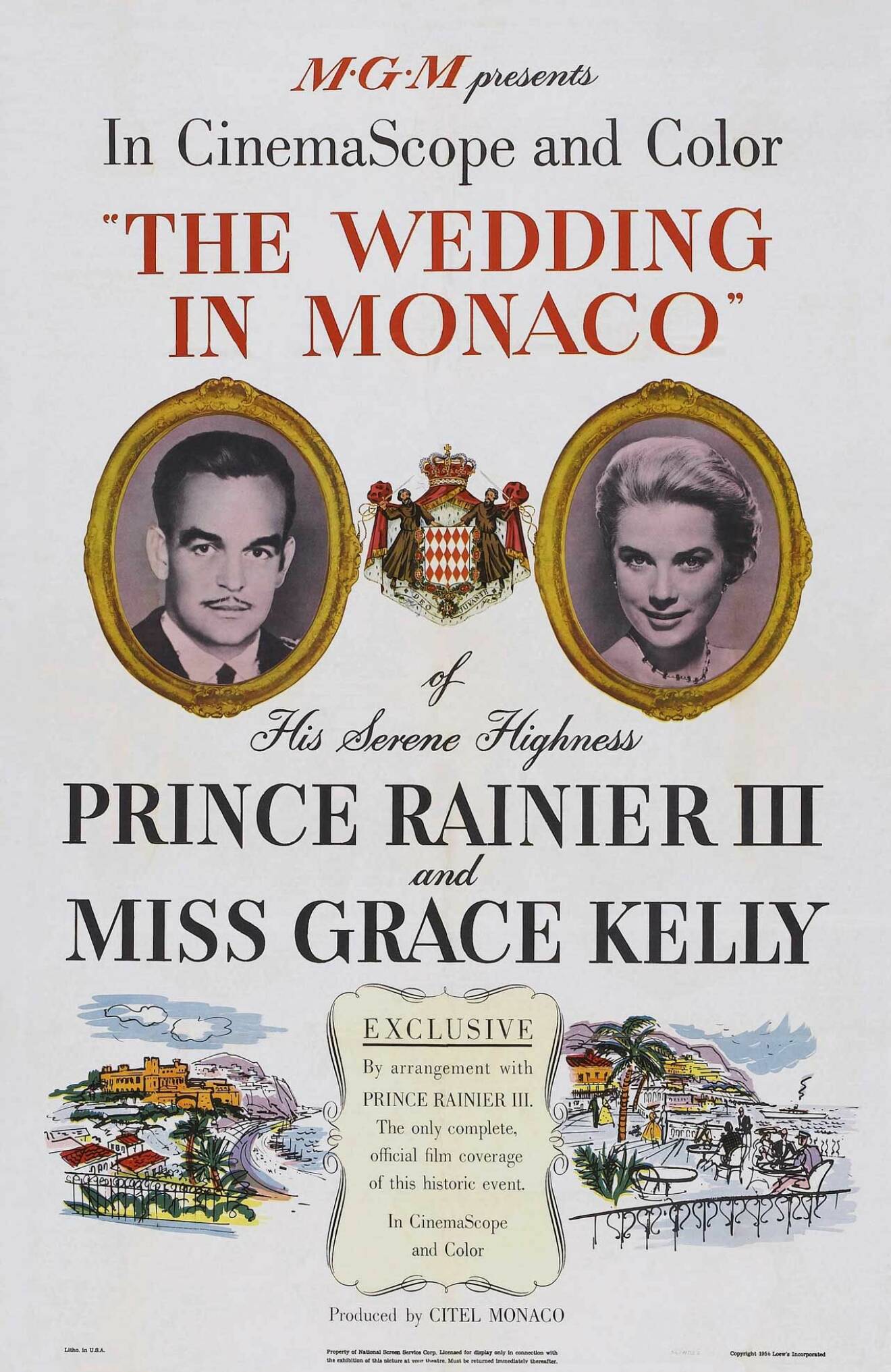 Bröllopet mellan Hollywoodstjärnan Grace Kelly och furst Rainier skapade stora rubriker. 