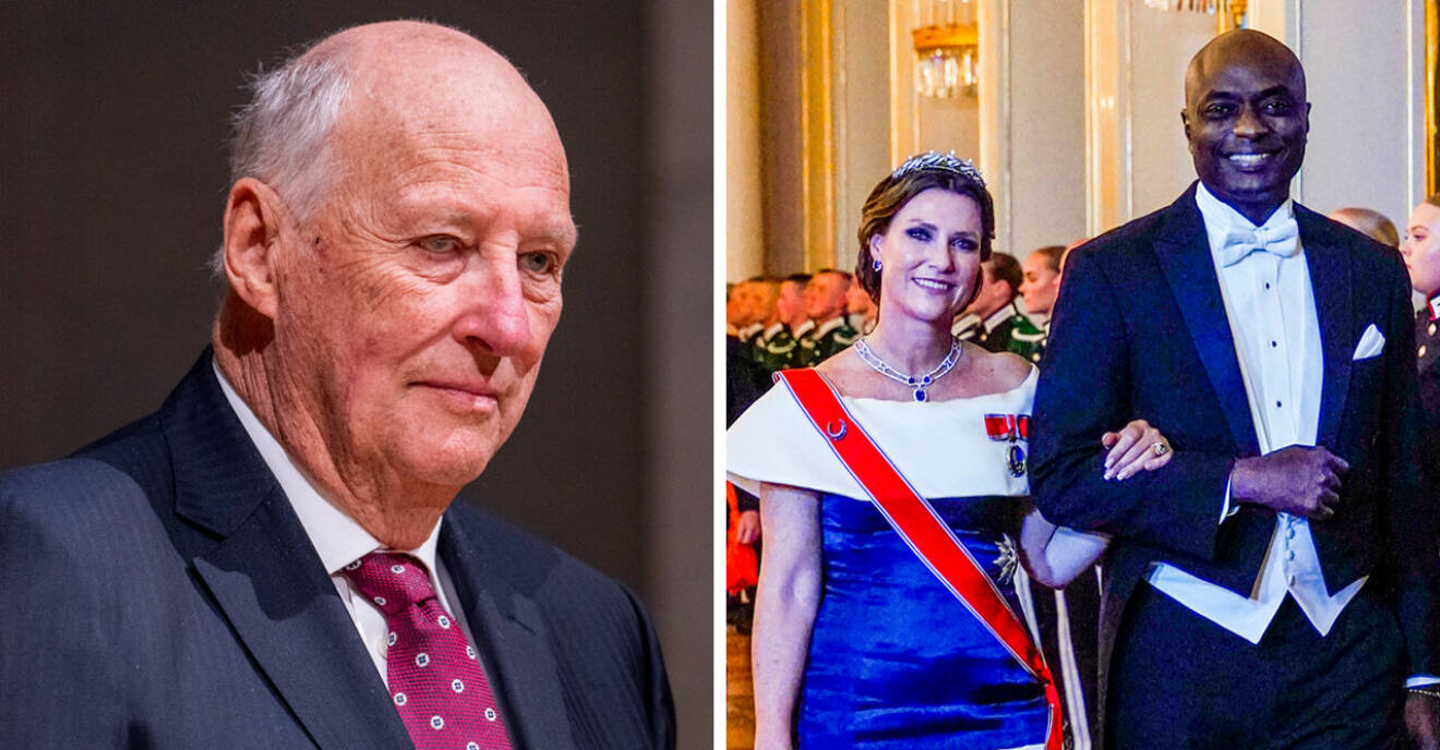 Kung Harald, prinsessan Märtha Louise och Durek Verrett