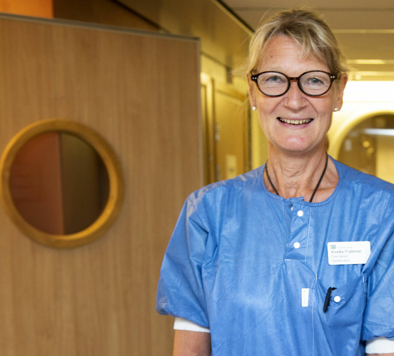 Sveriges första kvinnliga Förste livmedikus Viveka Frykman-Toll, specialistläkarchef på hjärtkliniken vid Danderyds sjukhus