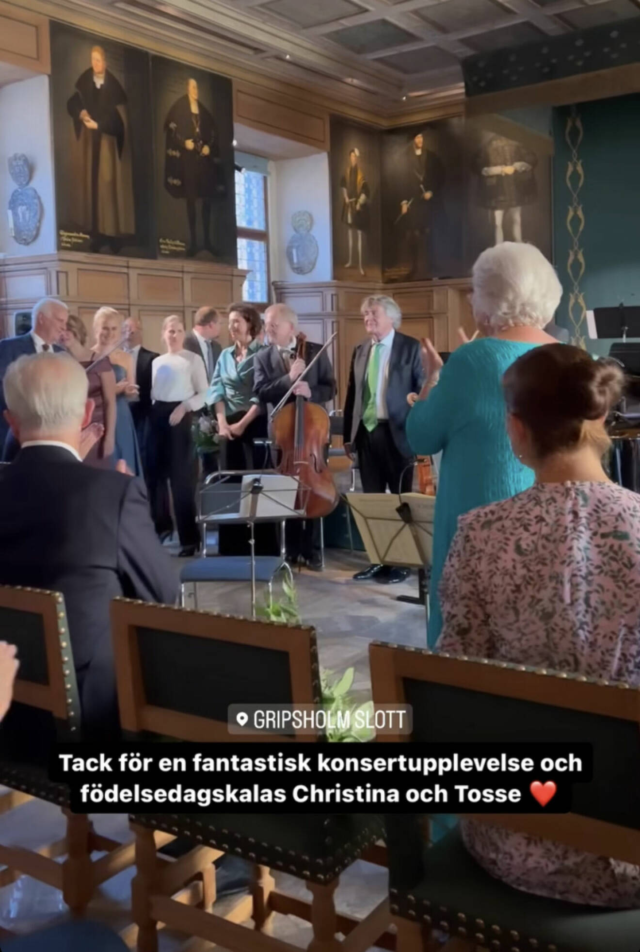 Prinsessan Christinas 80-årsfirande på Gripsholms slott