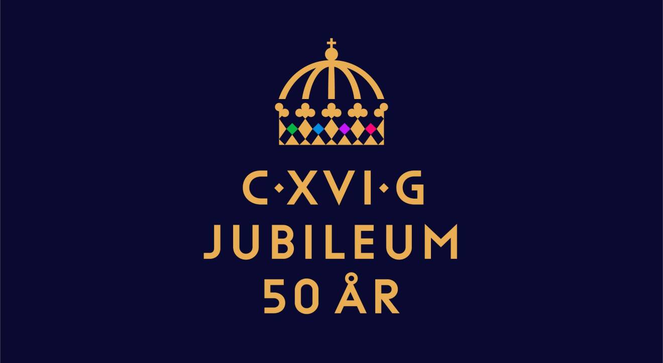Kungens nya emblem 50 år på tronen – skapat av Elis Nyström
