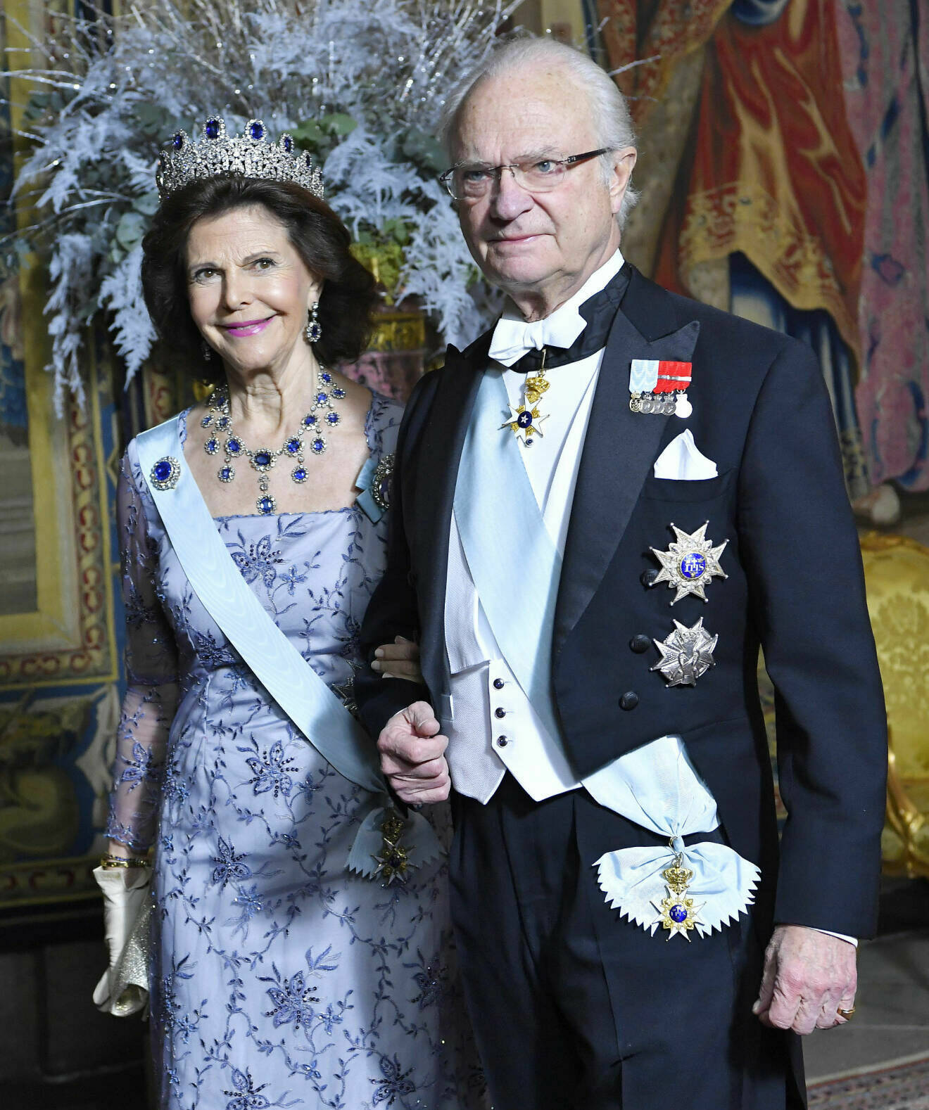 Drottning Silvia och kungen