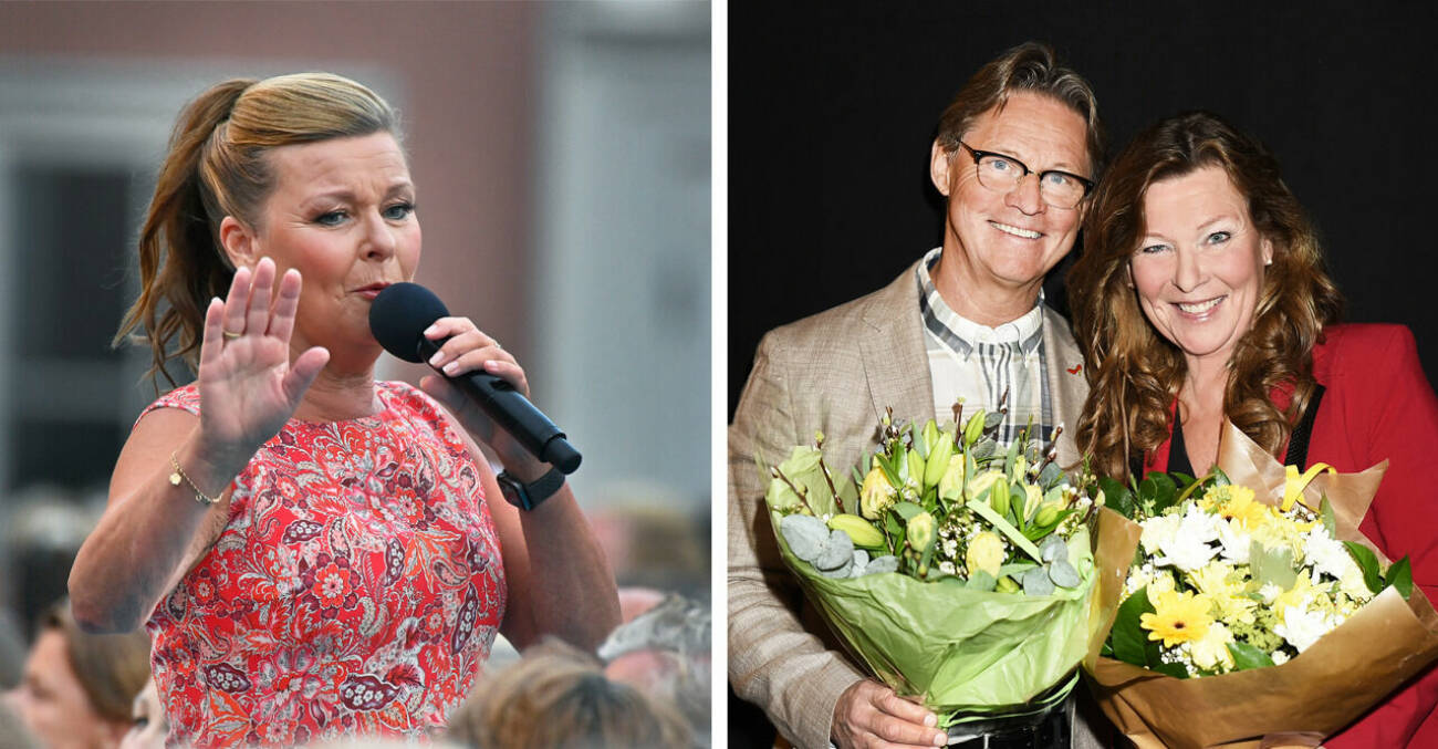 Lotta Engberg och Mikael "Soldoktorn" Sandström