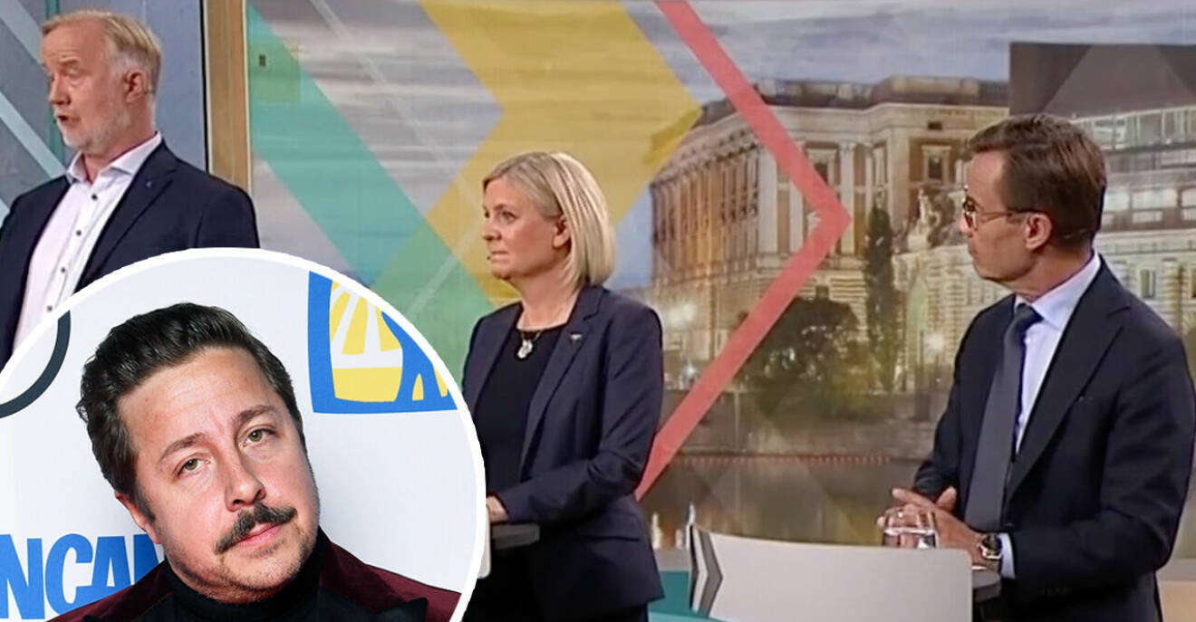 Här hånar SVT-stjärnan partiledaren efter valresultatet