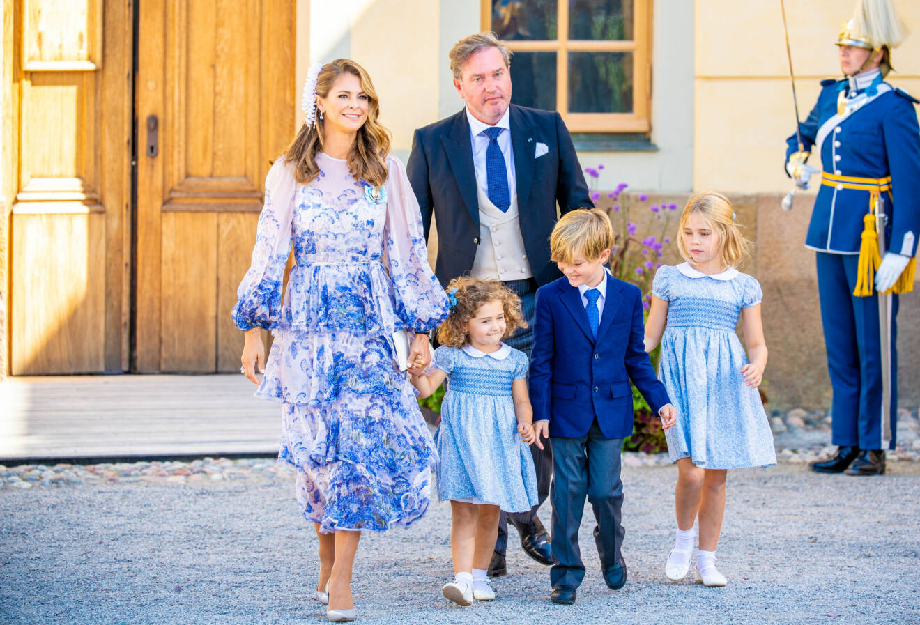 Prinsessan Madeleine, Chris O´neill, prinsessan Leonore, prins Nicolas, prinsessan Adrienne
