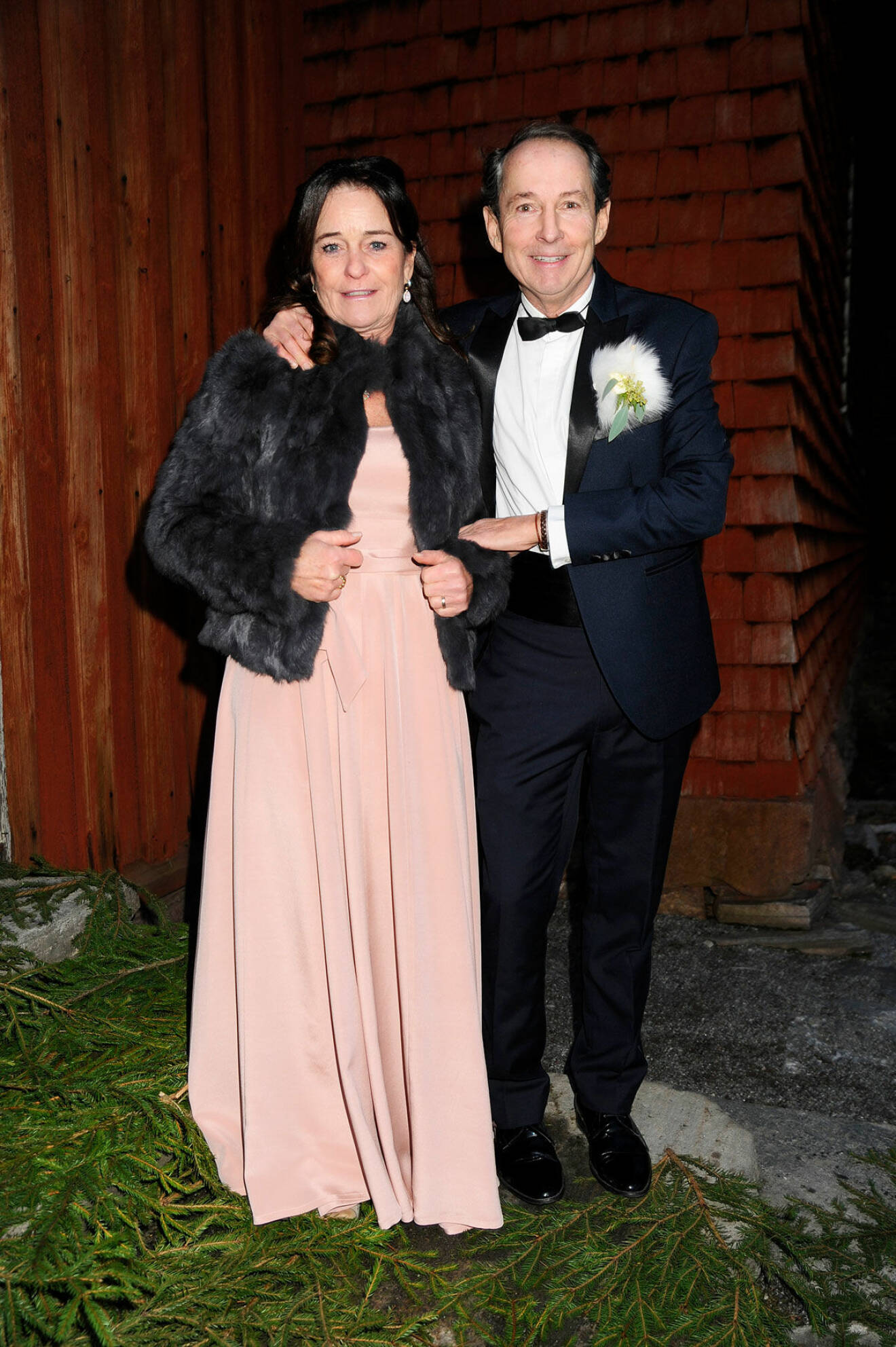 Brudens föräldrar direktör Anders Wickman och fru Catharina