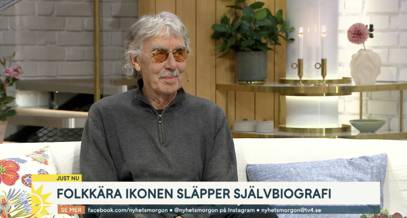 Lasse Åberg som gäst i Nyhetsmorgon