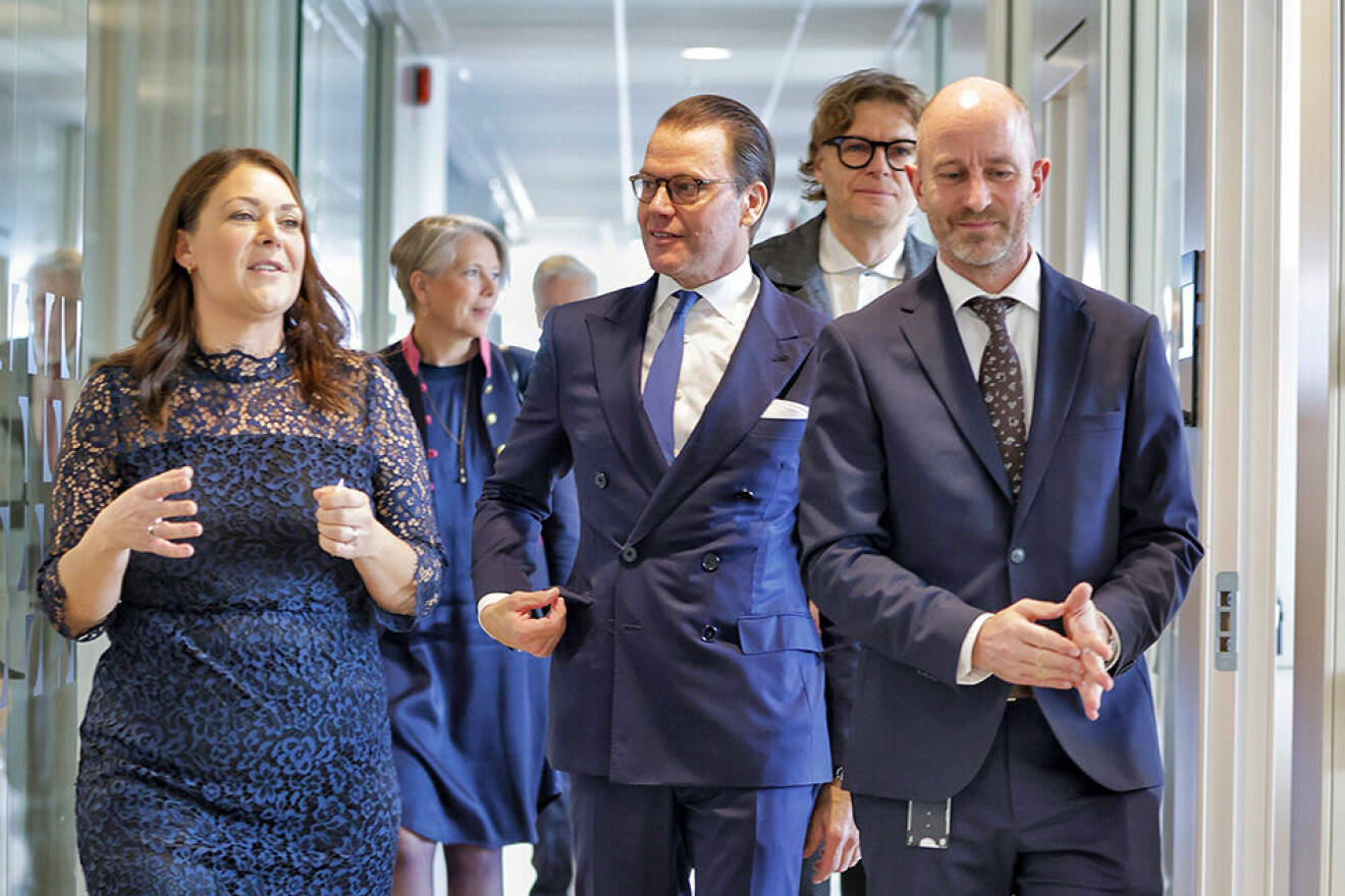 Prins Daniel vid invigningen av Göta hovrätts nya lokaler i Jönköping
