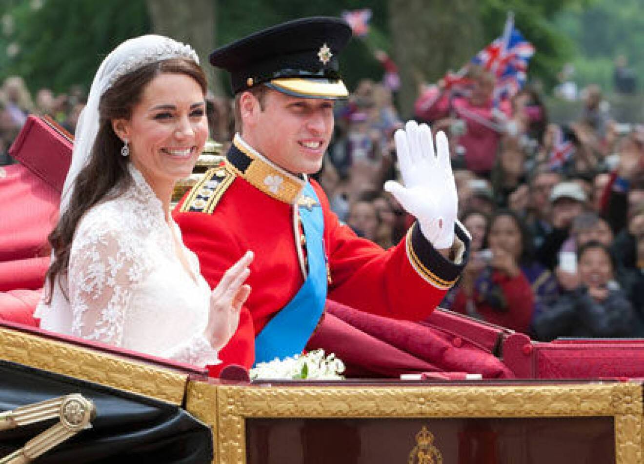 Kate Middleton sa ja till prins William