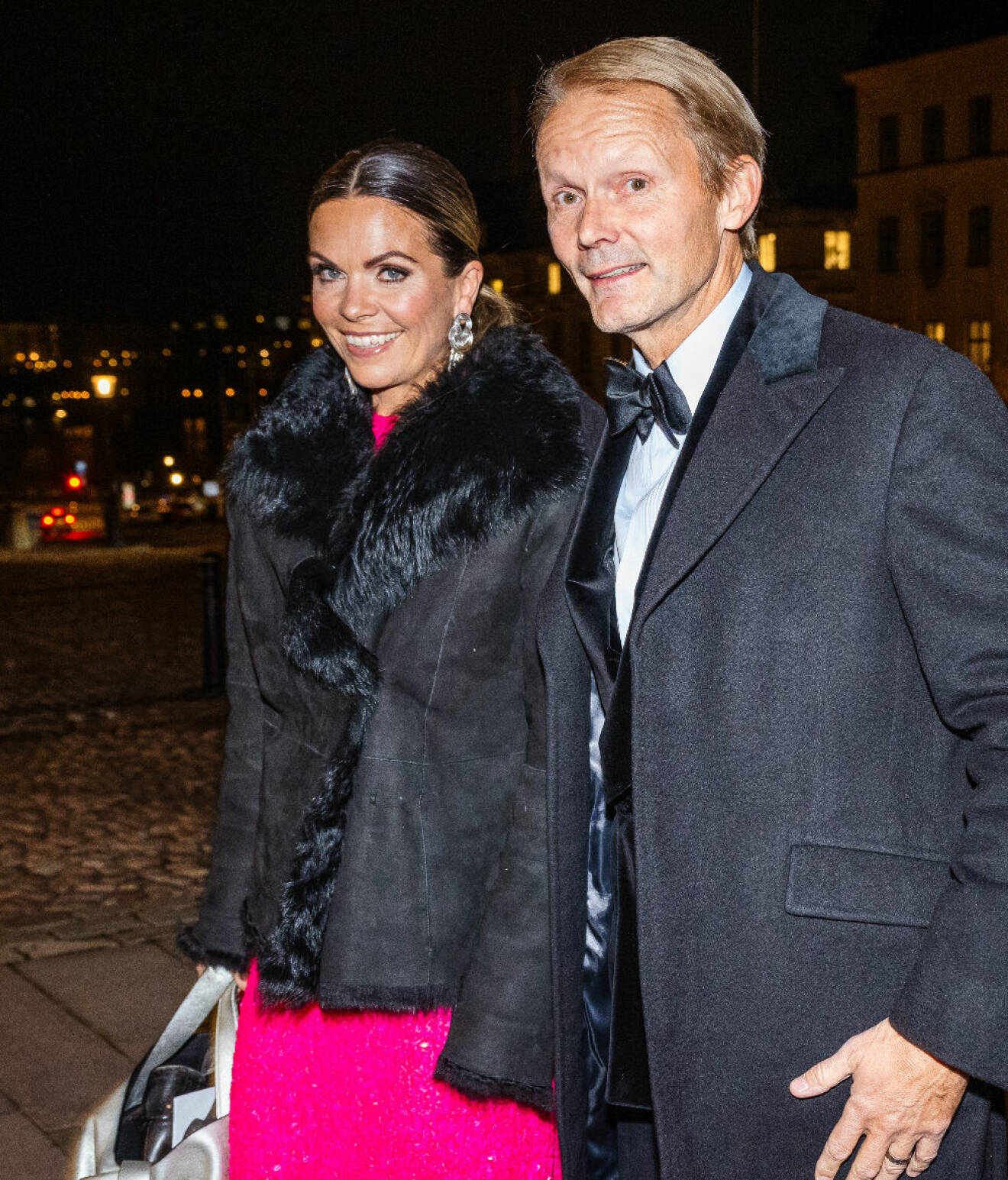 Felix Herngren med sin fru Clara Herngren på prins Daniels 50-årsfest på slottet