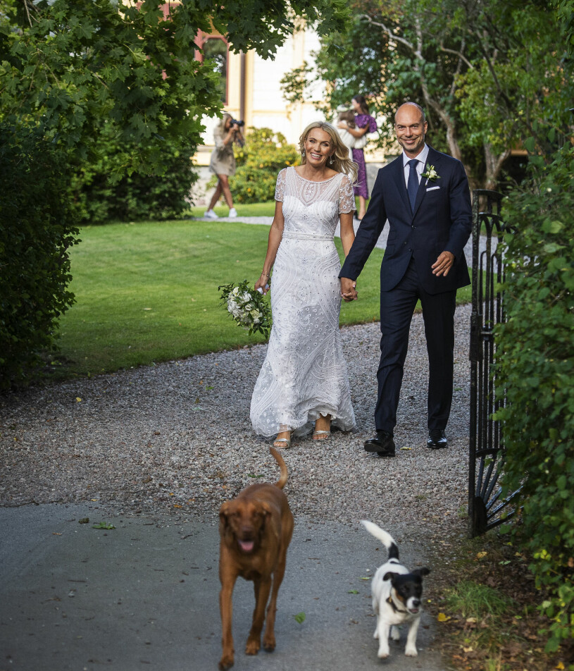 Andrea Brodin och Cedric Notz bröllop på Villa Loviseberg 2020