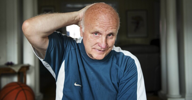 Arne Hegerfors fick en tillsägning av Anders Kraft, och rättade sig snabbt. Foto: IBL Arne Hegerfors