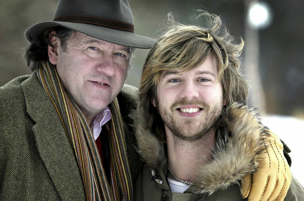 Tommy Körberg tog sonen Anton i kragen.