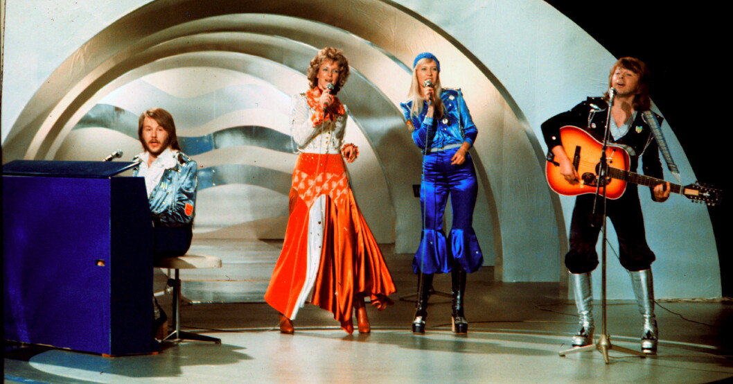 1974 skrev ABBA för evigt in sig i musikhistorien genom vinsten i Eurovision song contest med "Waterloo".