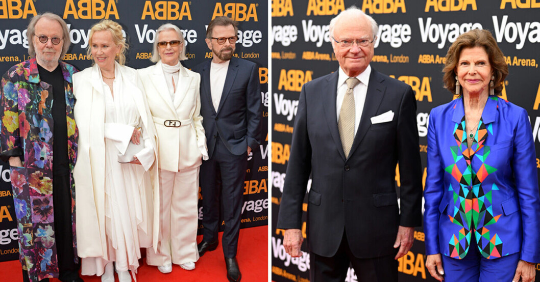 Plagget för 100 000 kronor på ABBA-premiären väcker reaktioner