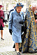 Drottning Elizabeth i Westminster Abbey.